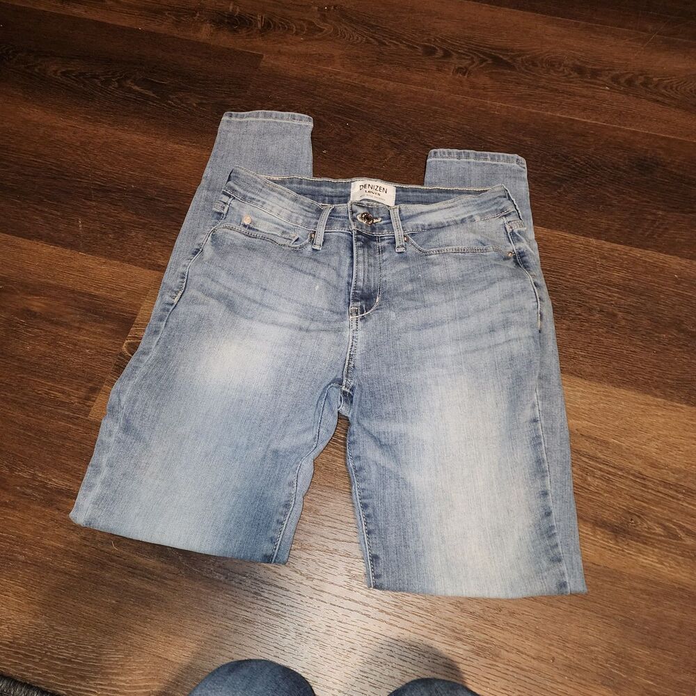 Levis Denizen Mid Rise Light Wash Skinny Jeans | 6M 28x30